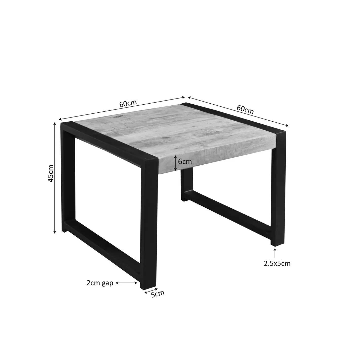 Starfurn Bijzettafel Britt 60cm