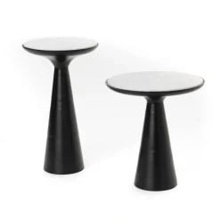 StarFurn Bijzettafel Essy Zwart 45cm