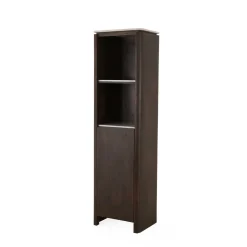 StarFurn Boekenkast Dallas Bruin Mangohout 200x55cm