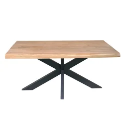 StarFurn Boomstamtafel Dakota Naturel Mangohout 140cm