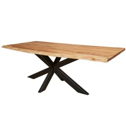 StarFurn Boomstamtafel Live Edge Naturel 200cm