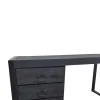 StarFurn Bureau Boaz Metalen Lades Zwart