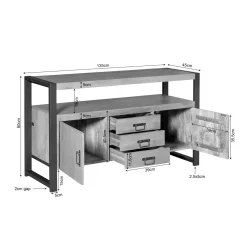 Starfurn Dressoir Britt 135cm