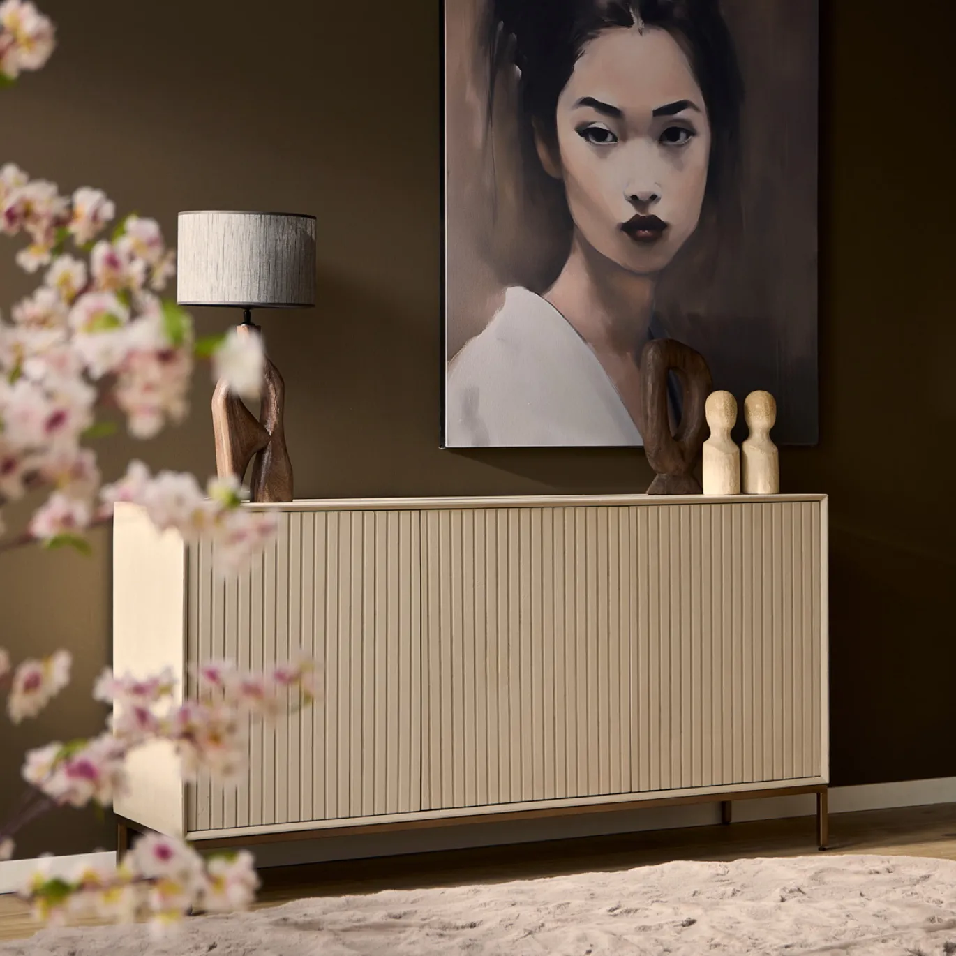 StarFurn Dressoir Madison Zand 165cm