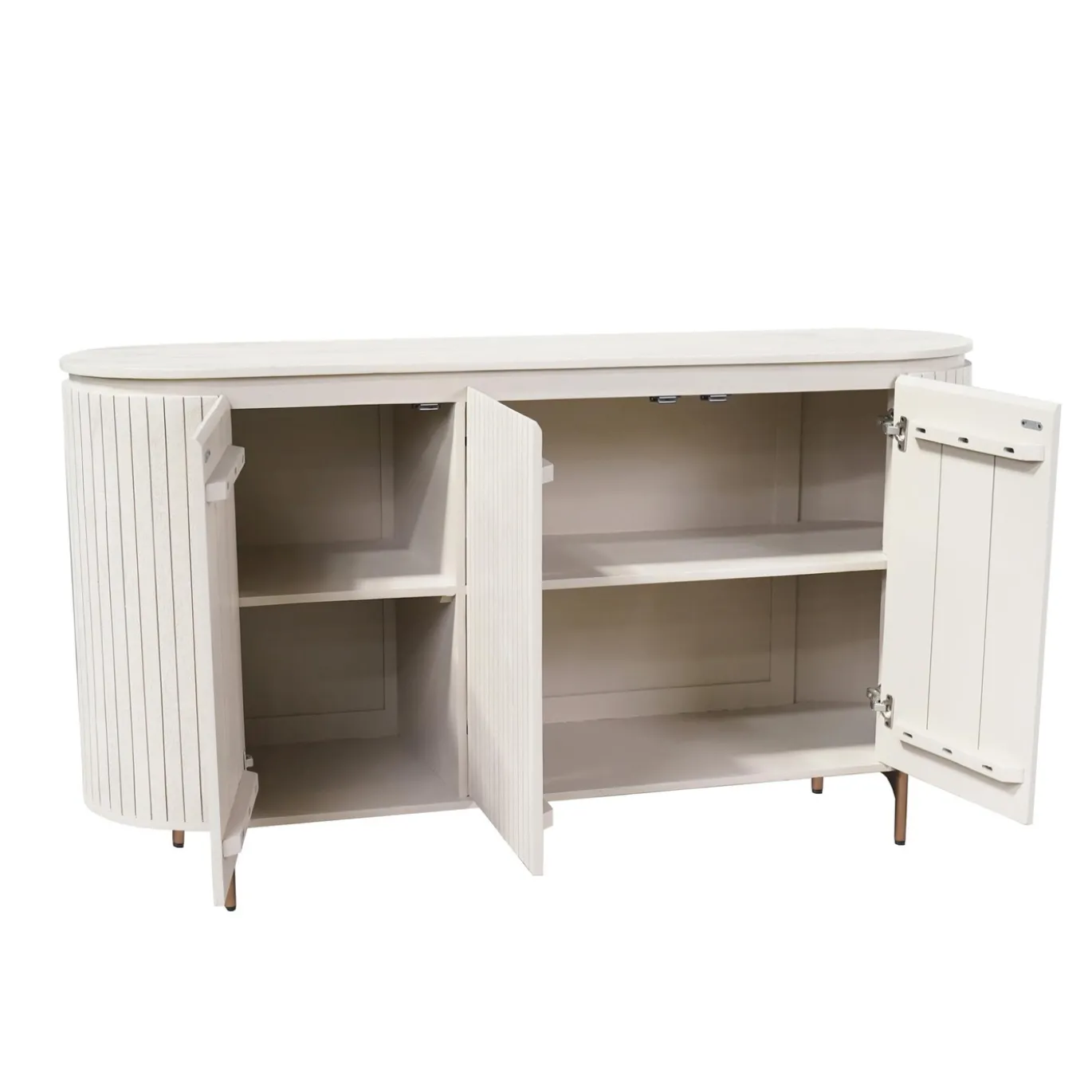 StarFurn Dressoir Solana Zand Mangohout 165cm