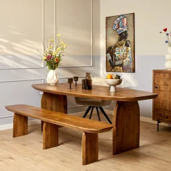 StarFurn Eetkamerbank Tense Naturel 280cm