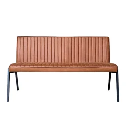 Starfurn Eetkamerbank Tivoli Bull 155cm Cognac