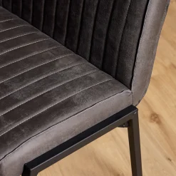 Starfurn Eetkamerbank Tivoli Bull 185cm Antraciet