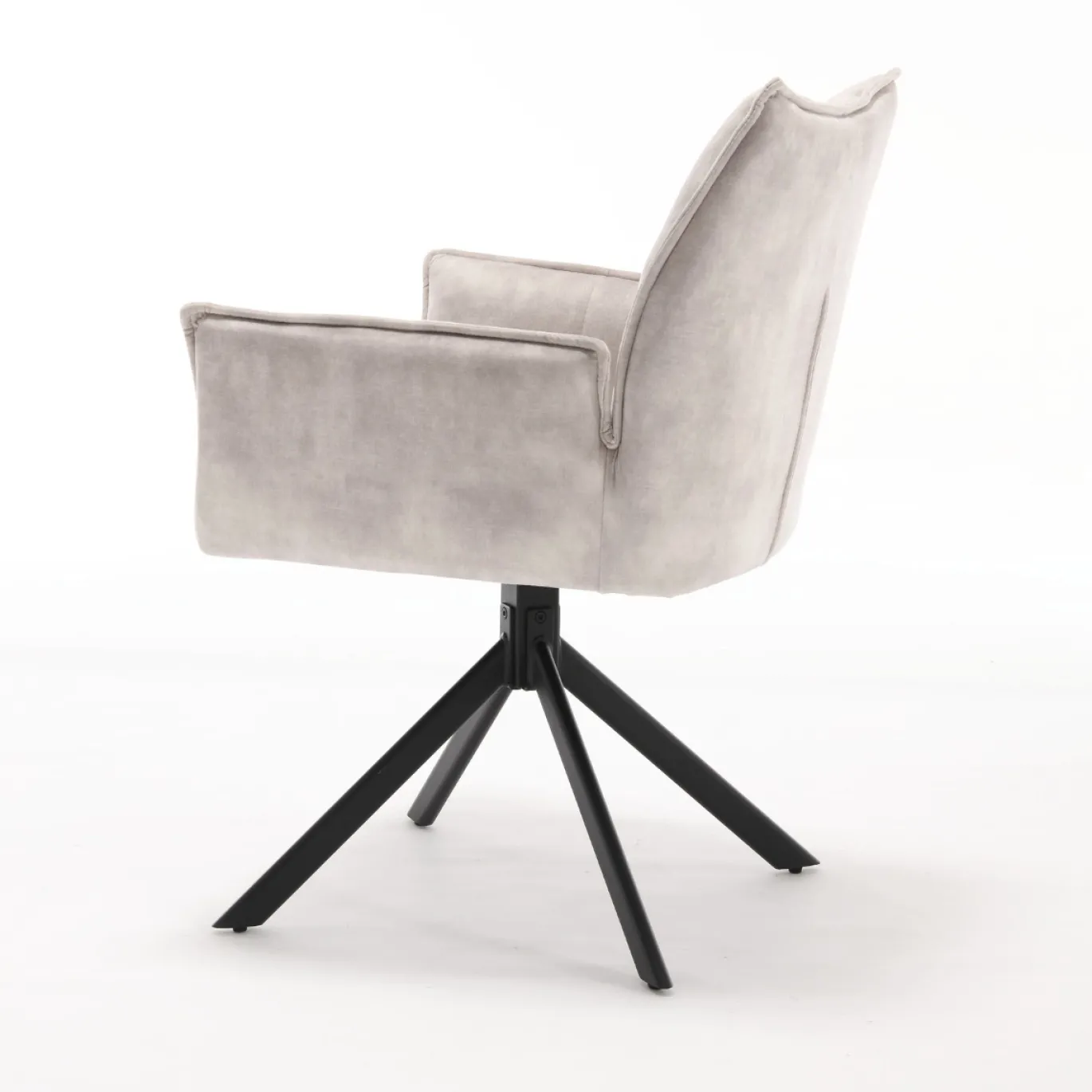 StarFurn Eetkamerstoel Dani Velvet Champagne