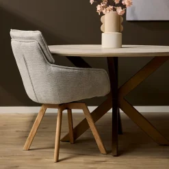 StarFurn Eetkamerstoel Jona Taupe