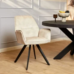 StarFurn Eetkamerstoel Nova Champagne