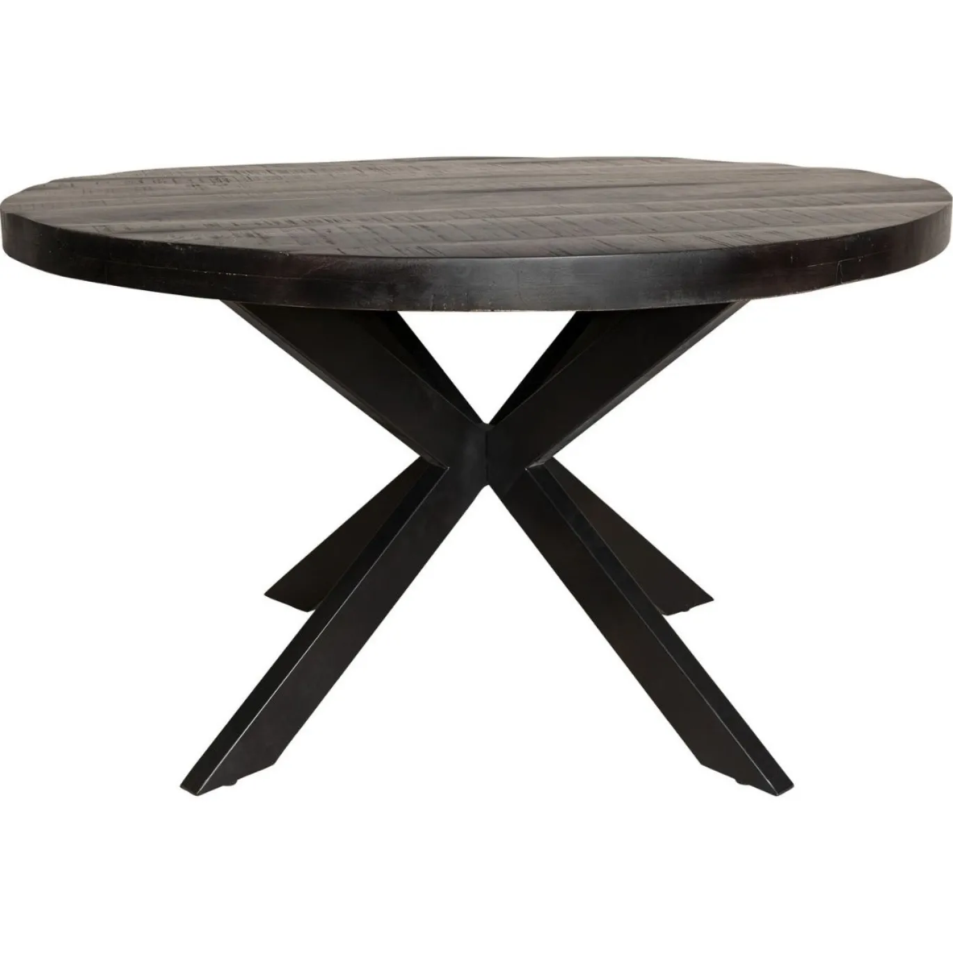 StarFurn Eetkamertafel Denver Zwart Ø110cm