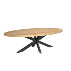 Starfurn Eettafel Dakota 240cm Ovaal Naturel