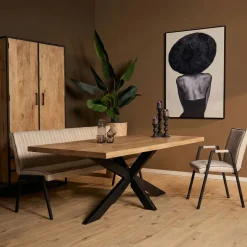 Starfurn Eettafel Dakota 180cm Recthoek Naturel