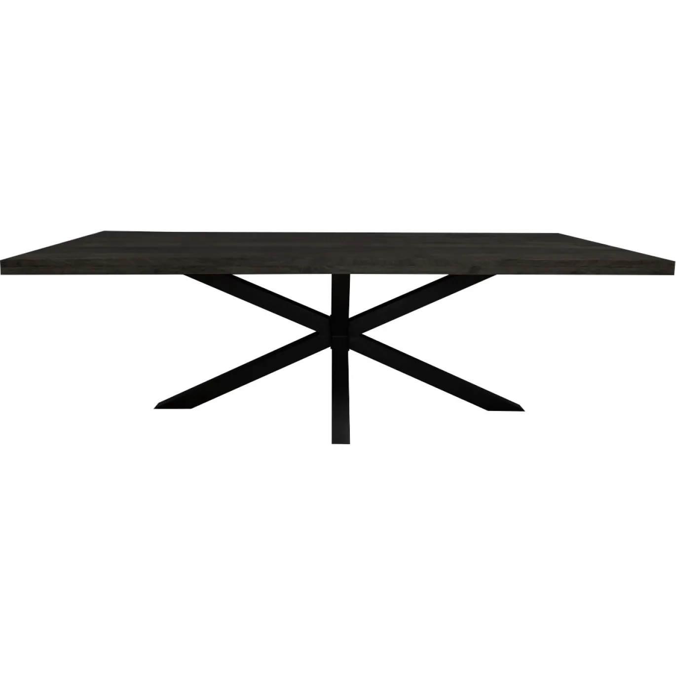 StarFurn Eettafel Denver Rechthoek Zwart 200cm