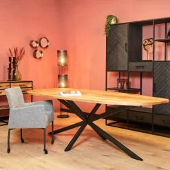 StarFurn Eettafel Elegance Deens Ovaal Naturel 200x100cm
