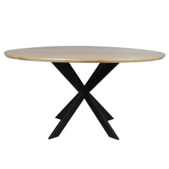 StarFurn Eettafel Ferris Eiken Rond 110cm Naturel