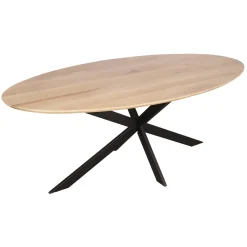 StarFurn Eettafel Ferris Eiken Ovaal 210cm Naturel