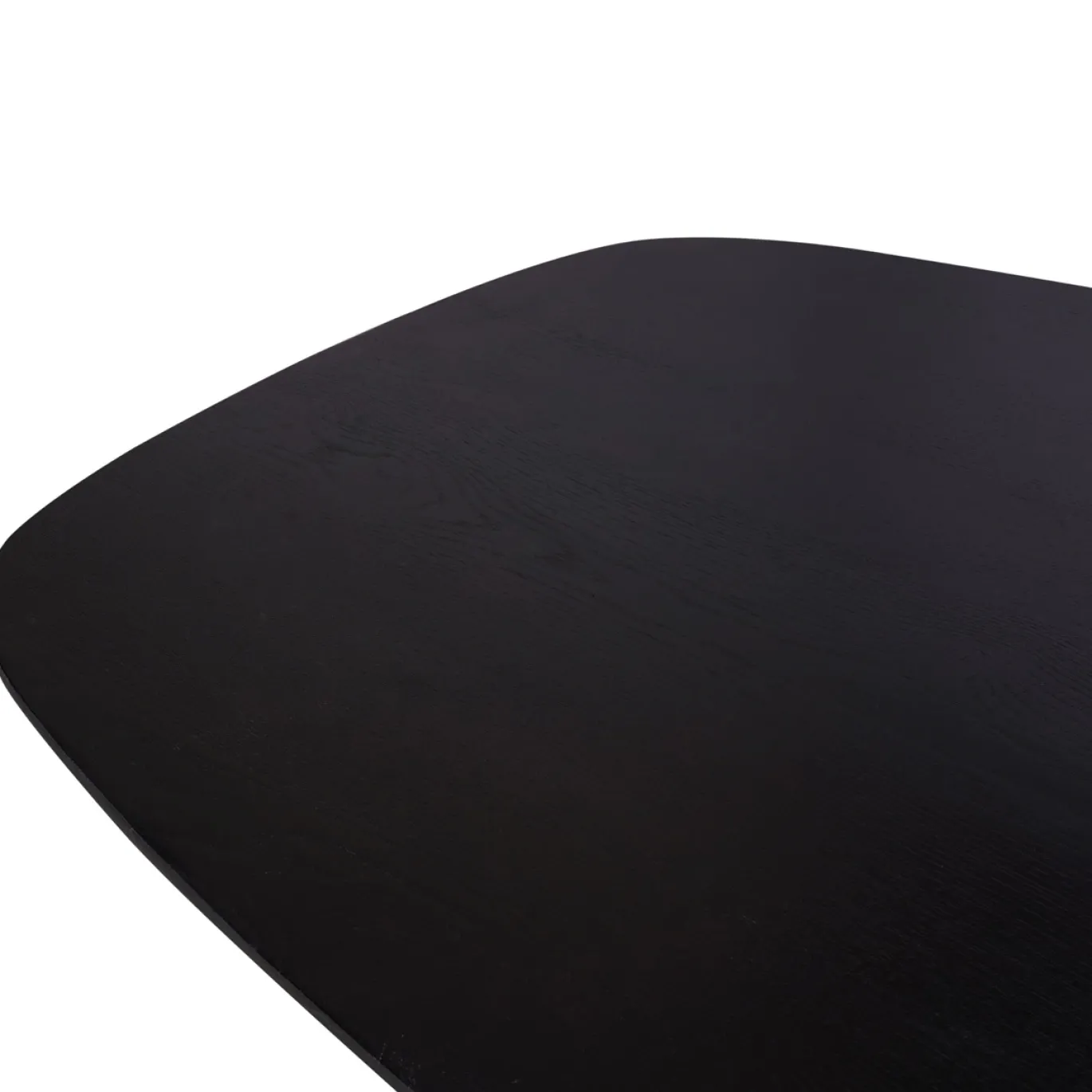 StarFurn Eettafel Ferris Eiken Deens Ovaal 200cm Zwart