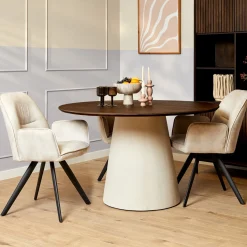 StarFurn Eettafel Madison Bruin 130cm