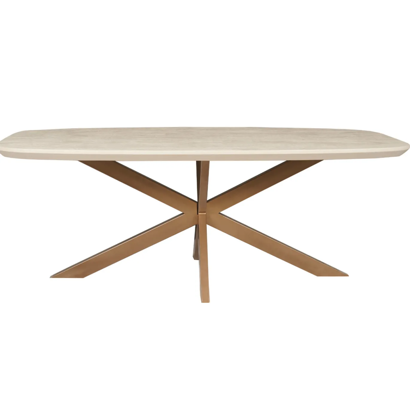 StarFurn Eettafel Madison Zand 160cm Deens Ovaal