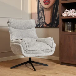 StarFurn Fauteuil Vera Lichtgrijs