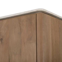 StarFurn Kabinetkast Dallas Naturel Mangohout 200x55cm