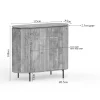 StarFurn Kabinet kast Solana 115cm Taupe