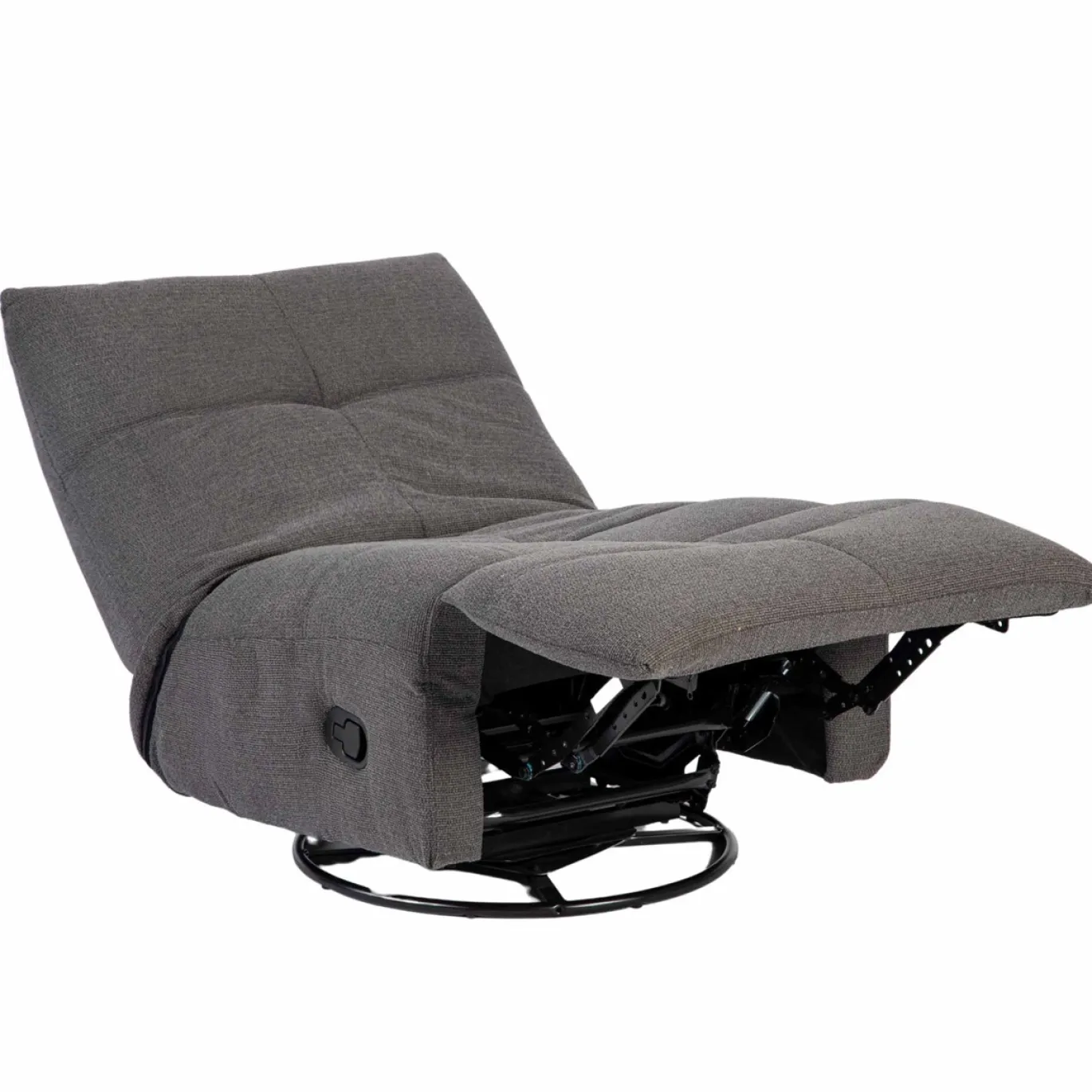 StarFurn Relaxfauteuil Lazy Donkergrijs