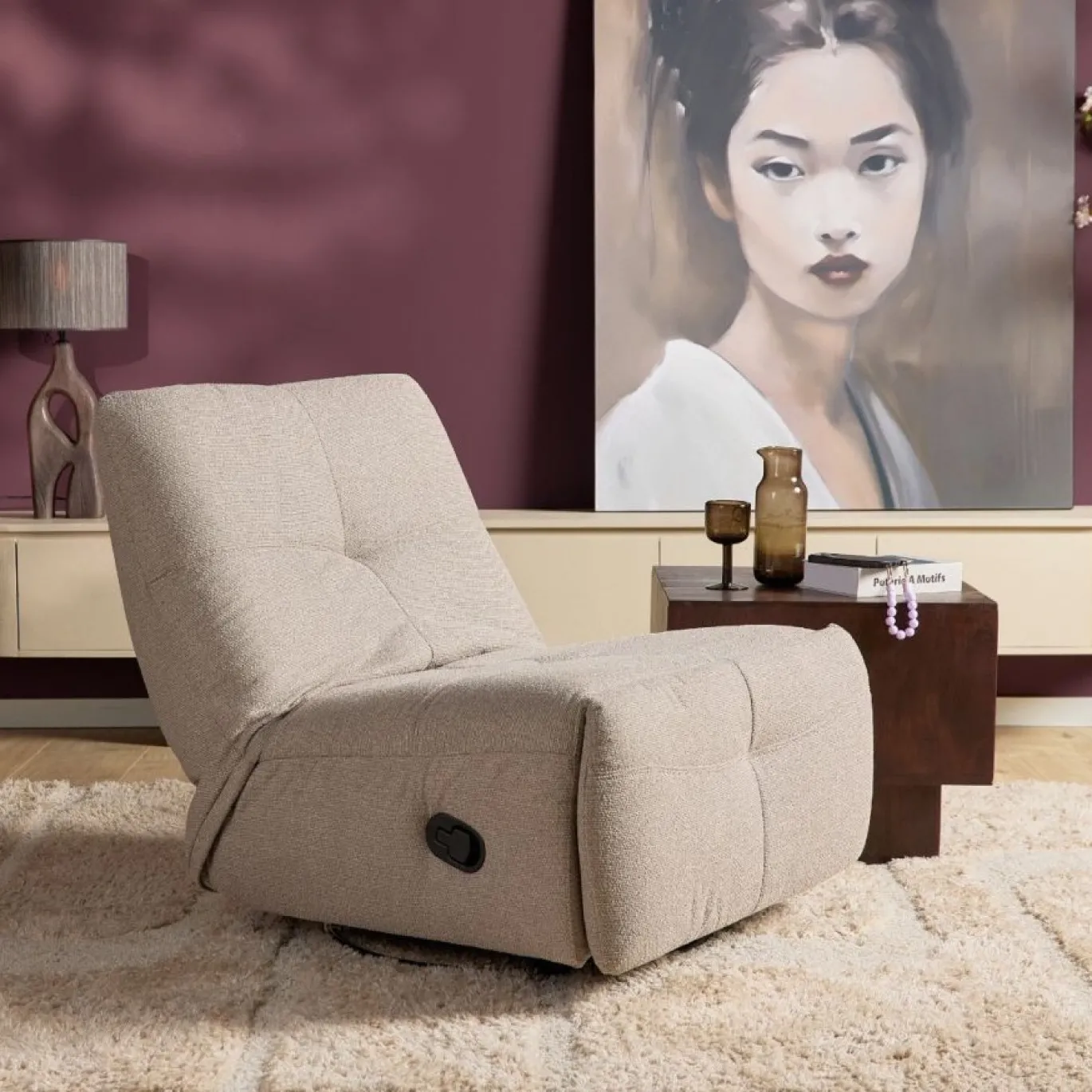 StarFurn Relaxfauteuil Lazy Taupe
