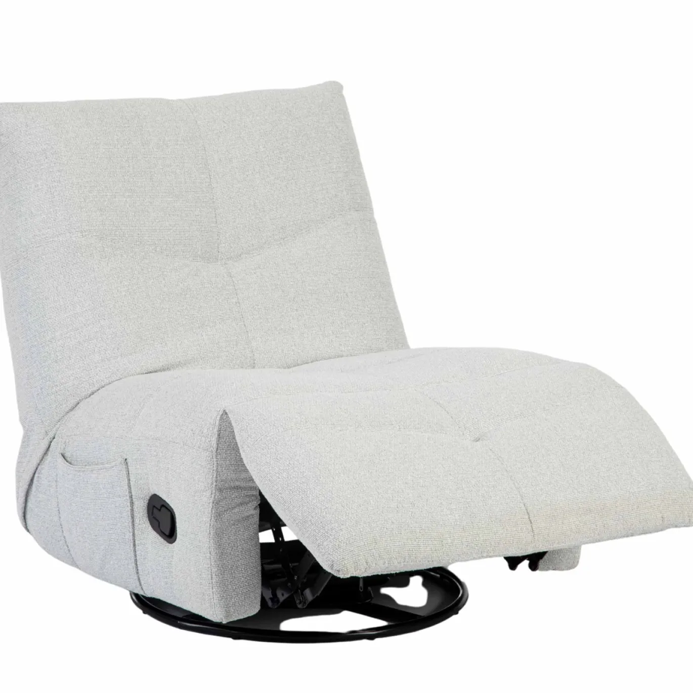 StarFurn Relaxfauteuil Lazy Lichtgrijs