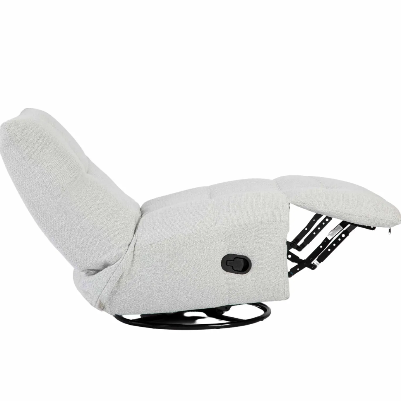 StarFurn Relaxfauteuil Lazy Lichtgrijs
