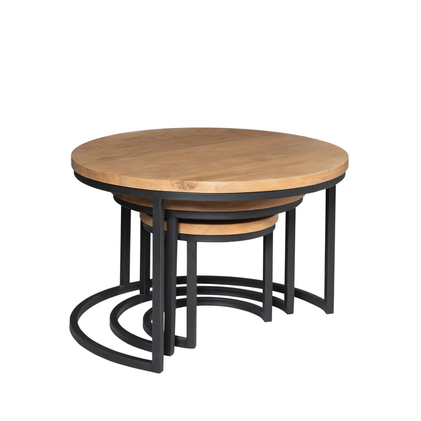 Starfurn Salontafel Dakota Naturel 70cm Set van 3