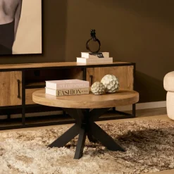 Starfurn Salontafel Dakota Naturel 80cm Rond