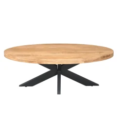 Starfurn Salontafel Dakota Naturel 130cm Ovaal