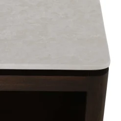 StarFurn Salontafel Dallas Bruin Mangohout 80cm