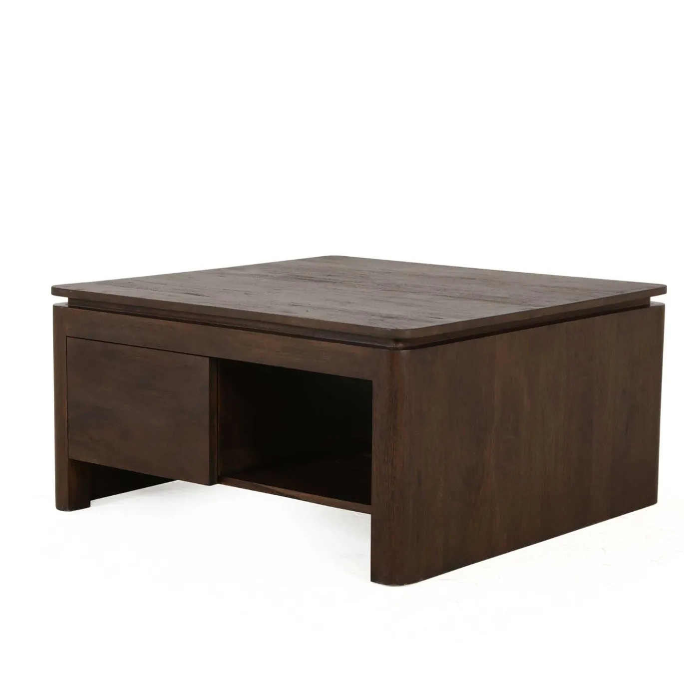 StarFurn Salontafel Dallas Bruin Mangohout 80cm