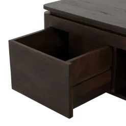 StarFurn Salontafel Dallas Bruin Mangohout 80cm