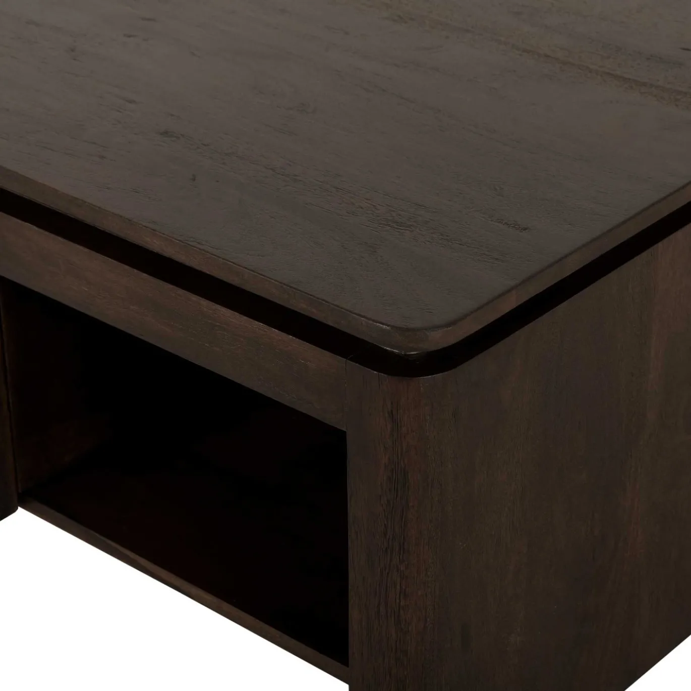 StarFurn Salontafel Dallas Bruin Mangohout 80cm