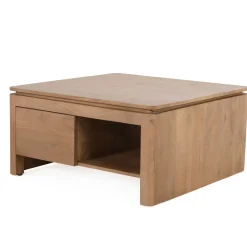 StarFurn Salontafel Dallas Naturel Mangohout 80cm
