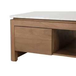 StarFurn Salontafel Dallas Naturel Mangohout 80cm