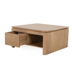 StarFurn Salontafel Dallas Naturel Mangohout 80cm
