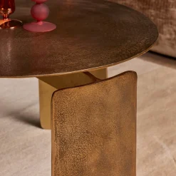 StarFurn Salontafel Darwin S Goud Ø60cm