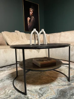StarFurn Salontafel Lecia Zwart Goud