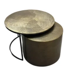 StarFurn Salontafel Luna Goud Set van 2