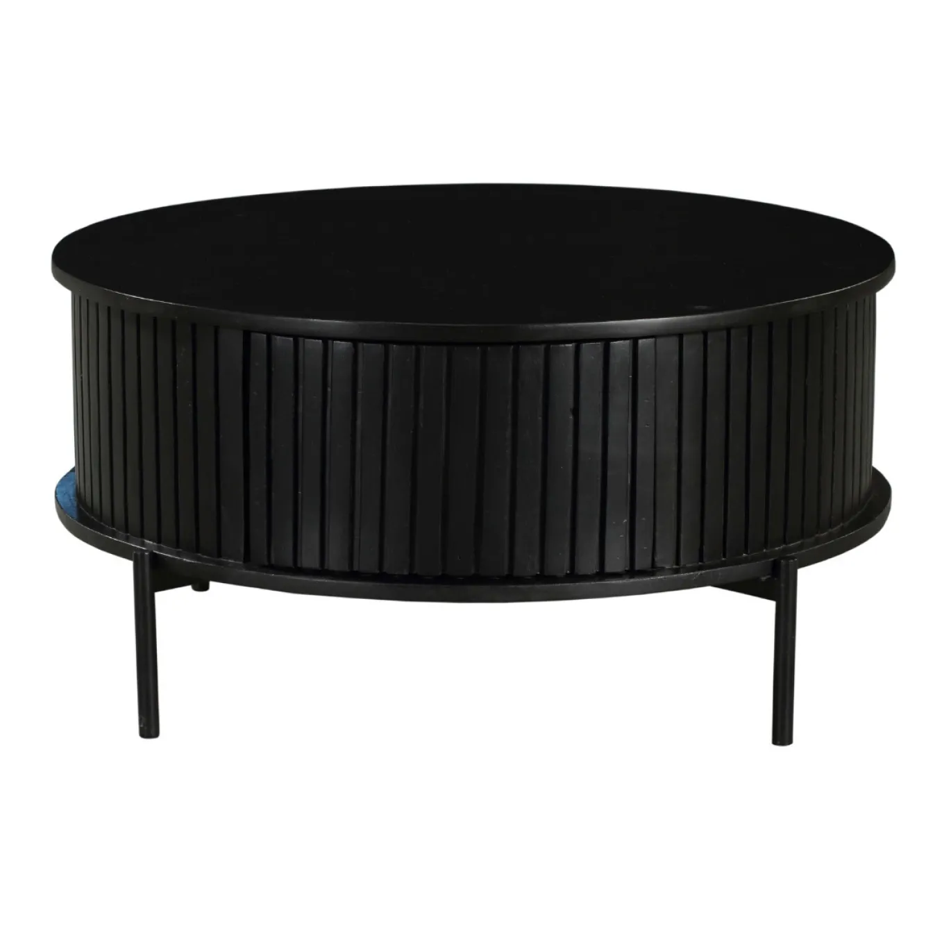 StarFurn Salontafel Madison Zwart Ø80cm