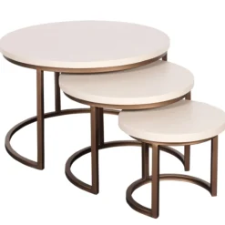 StarFurn Salontafel Madison Zand 70cm set van 3