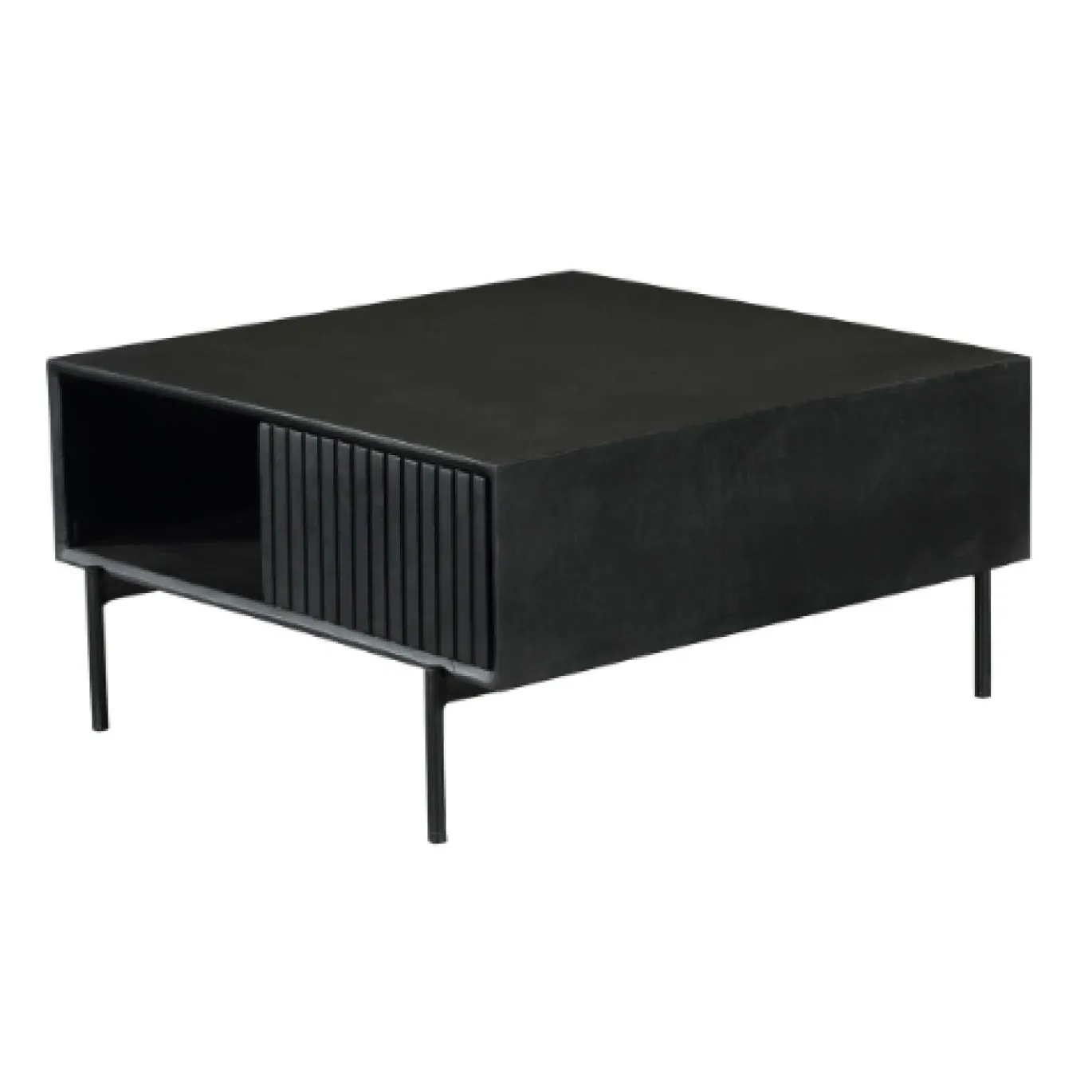 StarFurn Salontafel Madison Zwart 80x80cm