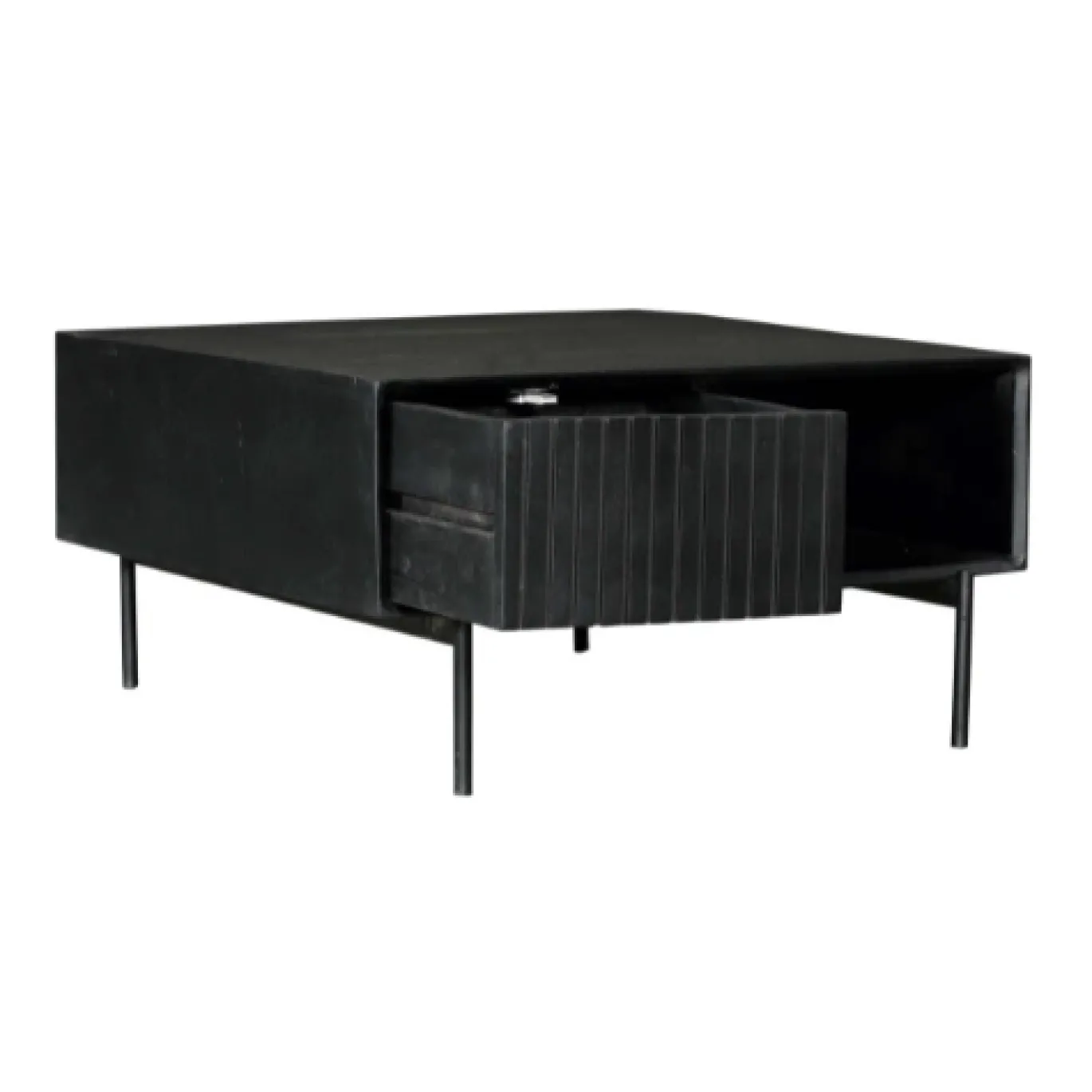 StarFurn Salontafel Madison Zwart 80x80cm