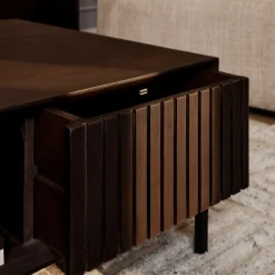 StarFurn Salontafel Madison Bruin 80cm Vierkant
